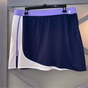 IZOD Golf Women's Skort in Navy and Lavender